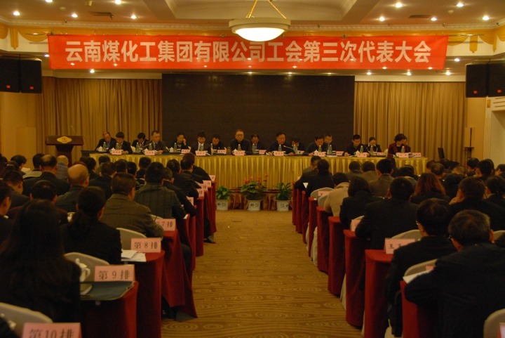 云南尊龙Z6官方网站集团工会召开第三次代表大会