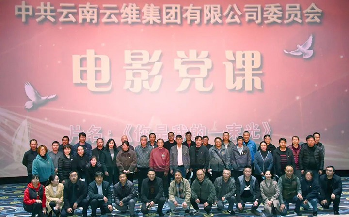 云维集团开展影戏党课活动