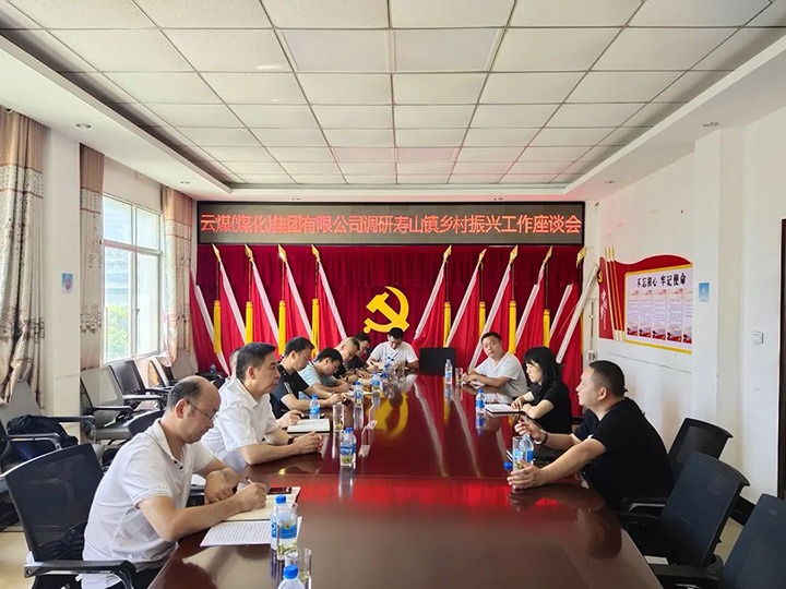 集团党委副书记、、、工会主席王鑫一行深入集团墟落振兴挂钩帮扶点寿山镇调研