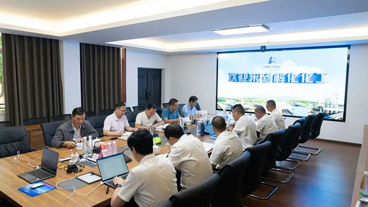 集团党委委员、、、副总司理张清到解化化工分公司调研指导生产谋划事情