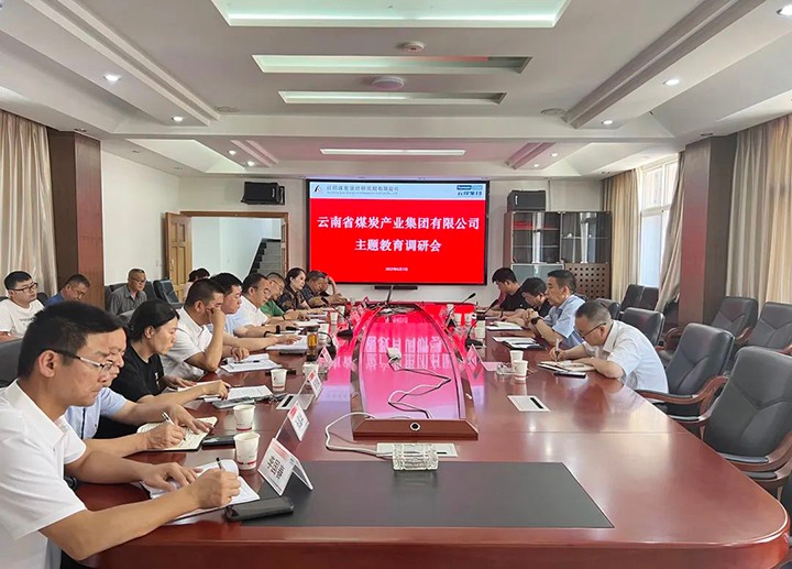 【主题教育】云煤（尊龙Z6官方网站）集团党委副书记、工会主席王鑫一行到昆明煤炭设计研究院开展主题教育调研