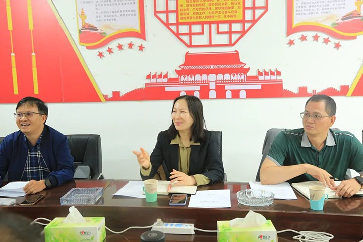 【主题教育】云煤（尊龙Z6官方网站）集团党委委员、、、财务总监莫晓丹一行到东源恒鼎公司开展主题教育调研