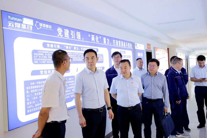 党建引领筑基本、、清静生产开展——集团党委副书记王鑫深入镇雄煤业公司开展党建融入清静生产专题调研