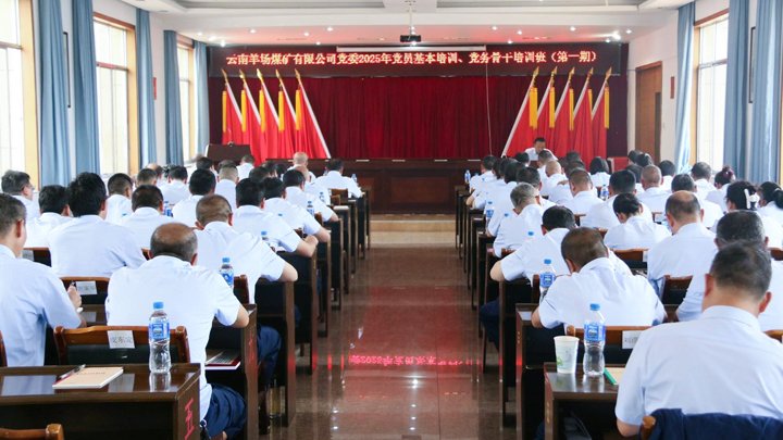 云南羊场煤矿有限公司党委举行2025年党员基本培训、、、党务主干培训班