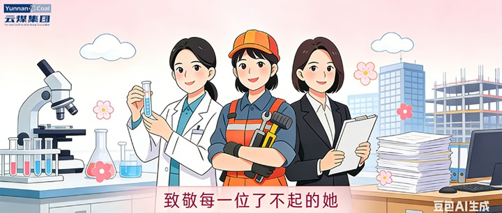 三月青春绽 巾帼竞风骚！！！云煤集团妇女节暖意浓
